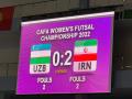 پیروزی بانوان فوتسالیست مقابل تاجیک ها در نیمه نخست
